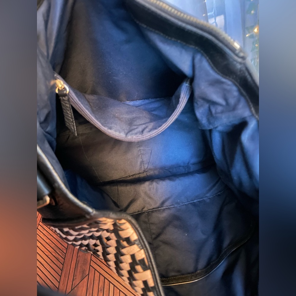 Cole Haan Skylar Woven Leather Hobo - Picture 4 of 4